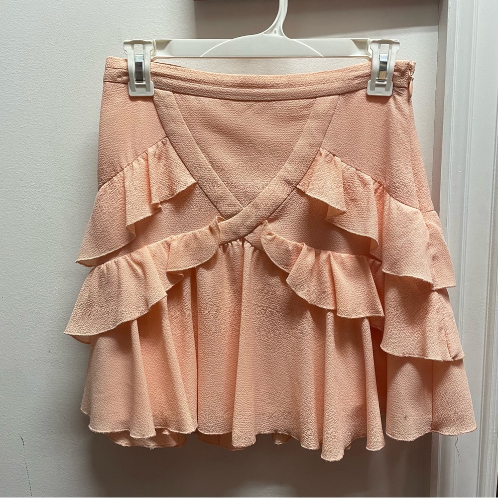 Bebe pink mini skirt
